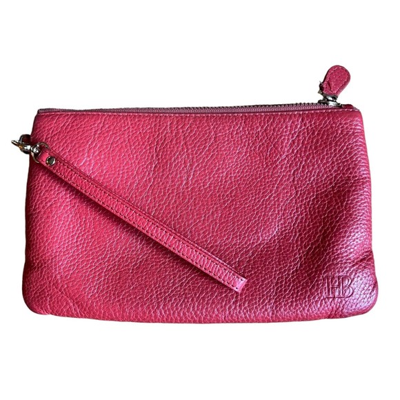 HANDBAG BUTLER Mighty Purse Pink Leather Wristlet w/ Charger NEEDS BATTERY - Picture 2 of 8